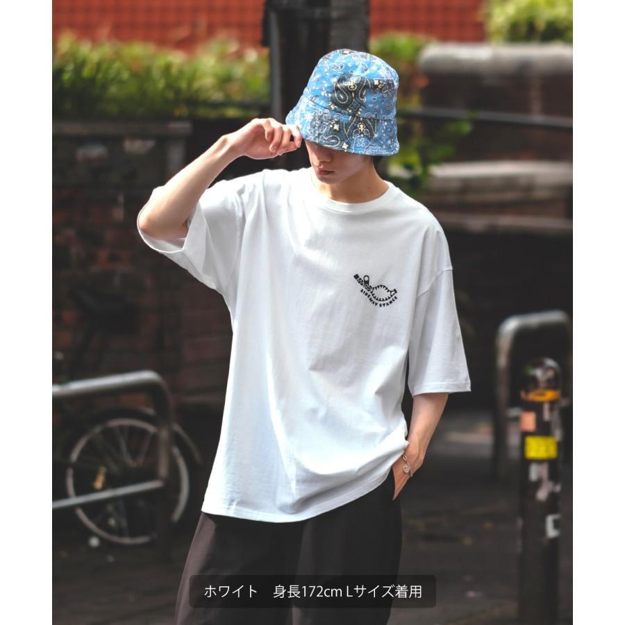 半袖Tシャツ メンズ SIDEWAY STANCE サイドウェイスタンス オリジナルプリント グラフィック ファスナー マスコット オーバーサイズ 大きめ | improves | 04