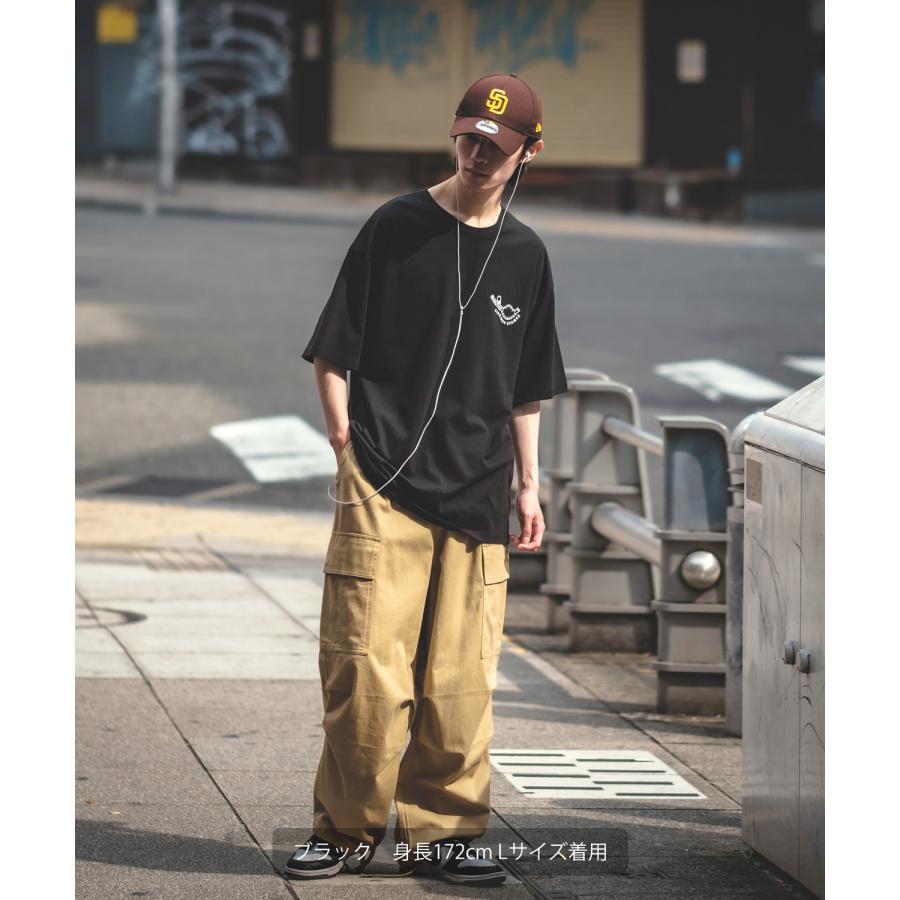半袖Tシャツ メンズ SIDEWAY STANCE サイドウェイスタンス オリジナルプリント グラフィック ファスナー マスコット オーバーサイズ 大きめ | improves | 11