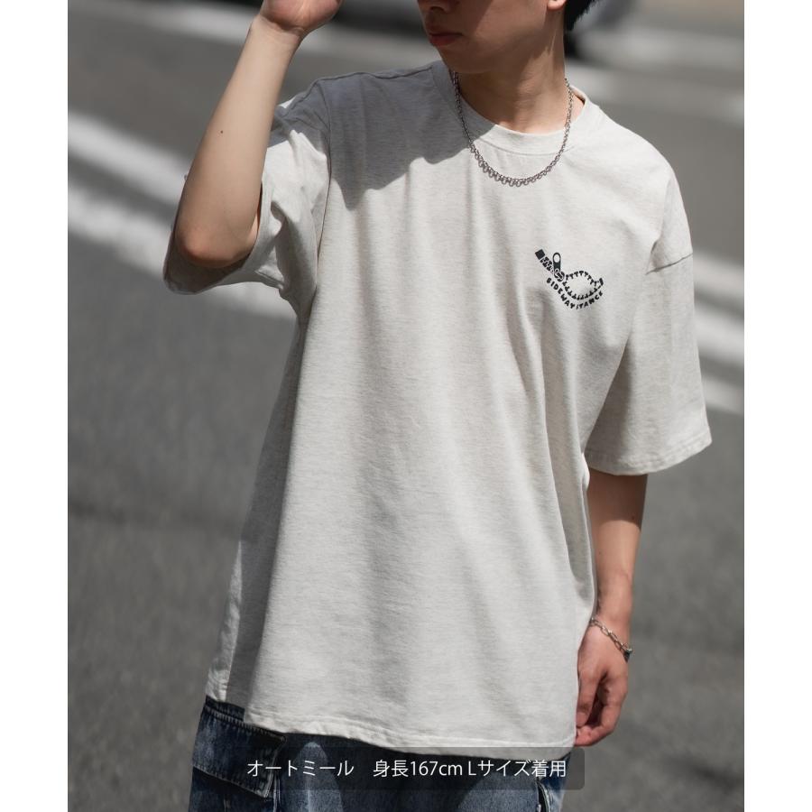 半袖Tシャツ メンズ SIDEWAY STANCE サイドウェイスタンス オリジナルプリント グラフィック ファスナー マスコット オーバーサイズ 大きめ | improves | 12