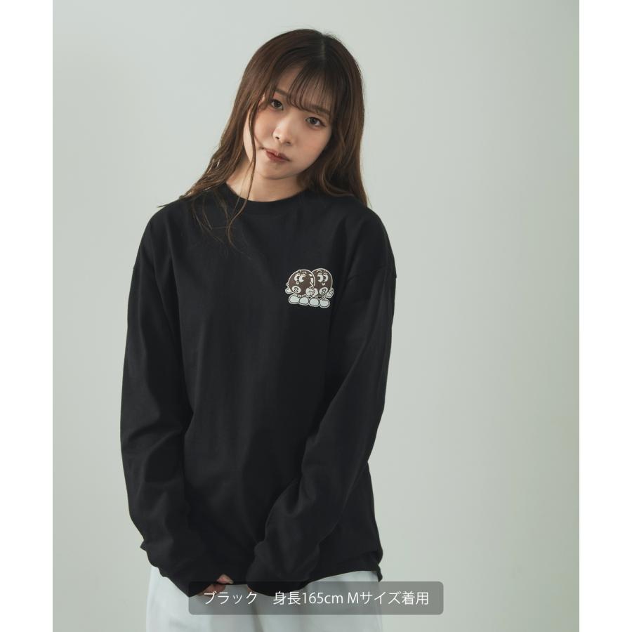 長袖Tシャツ メンズ SIDEWAY STANCE サイドウェイスタンス オリジナルプリント グラフィック ロンT SWS's エイトボール オーバーサイズ スケーター ストリート | improves | 15