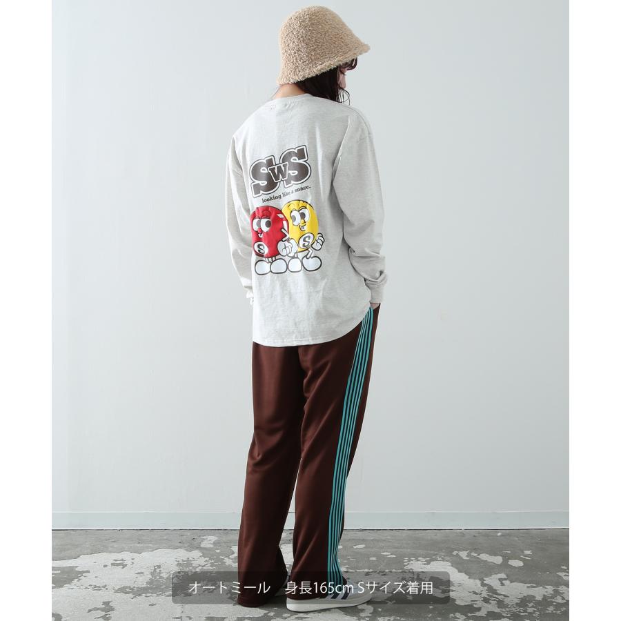 長袖Tシャツ メンズ SIDEWAY STANCE サイドウェイスタンス オリジナルプリント グラフィック ロンT SWS's エイトボール オーバーサイズ スケーター ストリート | improves | 11