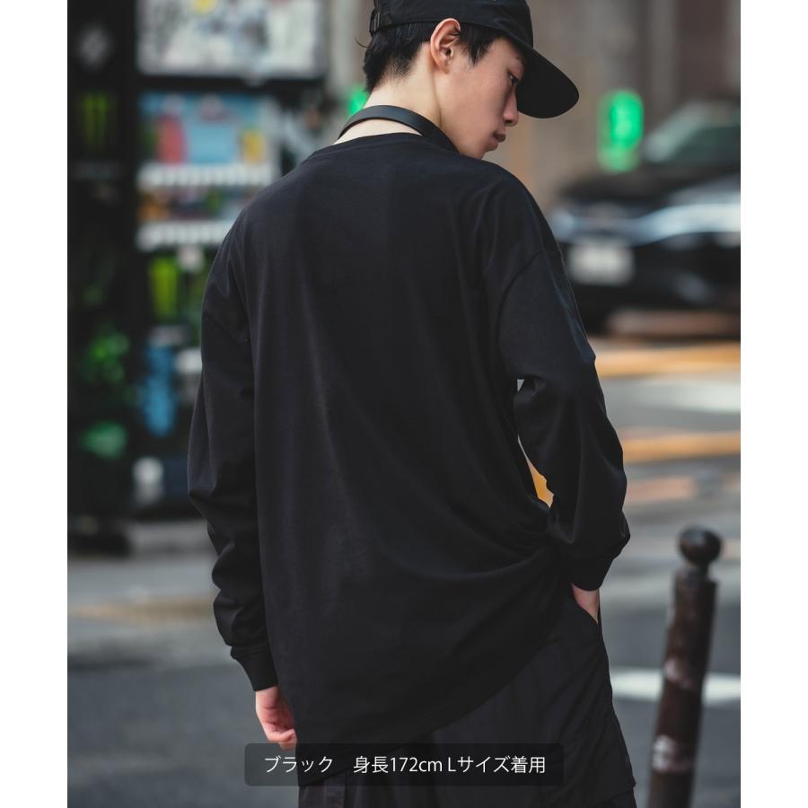 長袖Tシャツ メンズ SIDEWAY STANCE サイドウェイスタンス オリジナルプリント グラフィック ロンT ボックスロゴ ロック オーバーサイズ 大きめ アメカジ | improves | 14