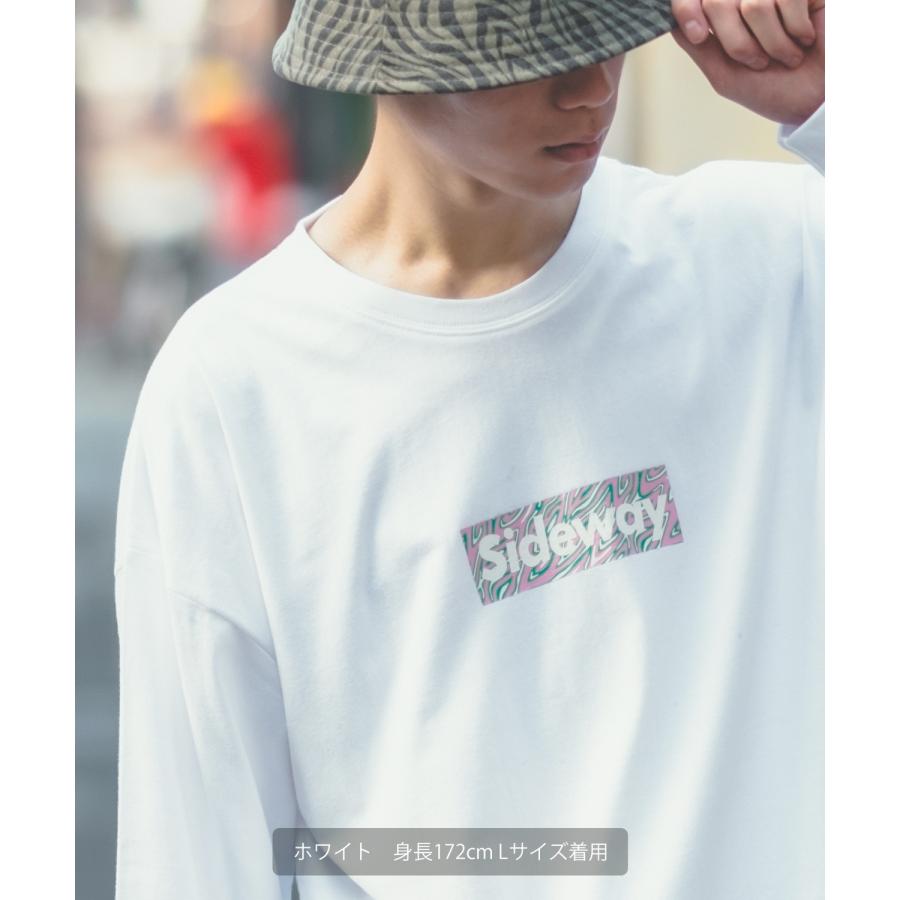 長袖Tシャツ メンズ SIDEWAY STANCE サイドウェイスタンス オリジナルプリント グラフィック ロンT ボックスロゴ ロック オーバーサイズ 大きめ アメカジ | improves | 08