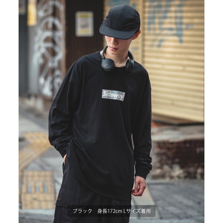 長袖Tシャツ メンズ SIDEWAY STANCE サイドウェイスタンス オリジナルプリント グラフィック ロンT ボックスロゴ ロック オーバーサイズ 大きめ アメカジ | improves | 11