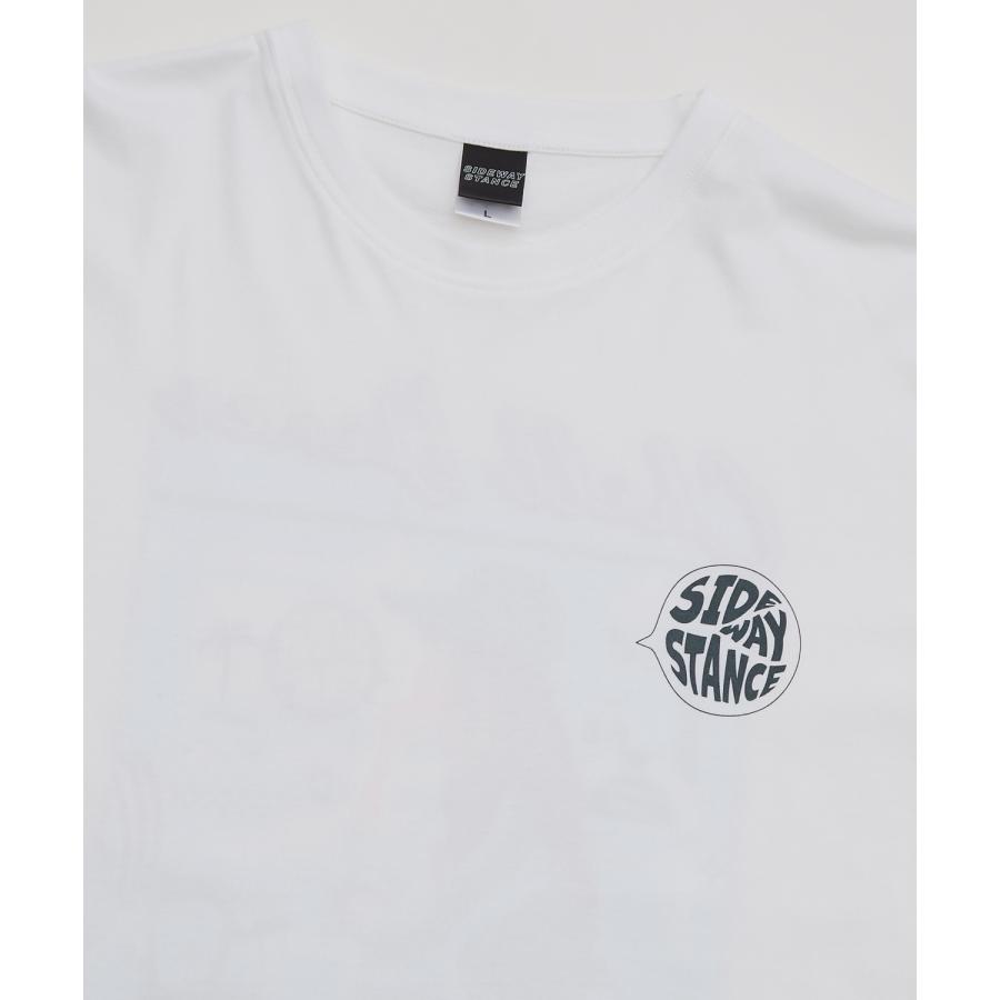 長袖Tシャツ メンズ SIDEWAY STANCE サイドウェイスタンス オリジナルプリント グラフィック ロンT シティポップ チルアウト オーバーサイズ 大きめ アメカジ | improves | 14