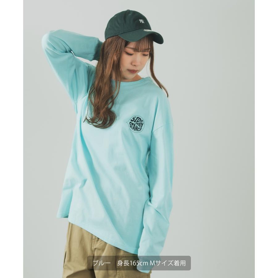 長袖Tシャツ メンズ SIDEWAY STANCE サイドウェイスタンス オリジナルプリント グラフィック ロンT シティポップ チルアウト オーバーサイズ 大きめ アメカジ | improves | 15
