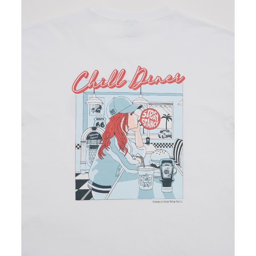 長袖Tシャツ メンズ SIDEWAY STANCE サイドウェイスタンス オリジナルプリント グラフィック ロンT シティポップ チルアウト オーバーサイズ 大きめ アメカジ | improves | 15