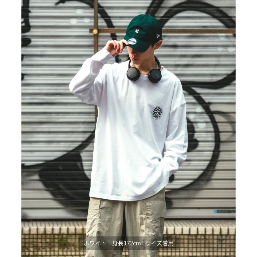 長袖Tシャツ メンズ SIDEWAY STANCE サイドウェイスタンス オリジナルプリント グラフィック ロンT シティポップ チルアウト オーバーサイズ 大きめ アメカジ | improves | 04