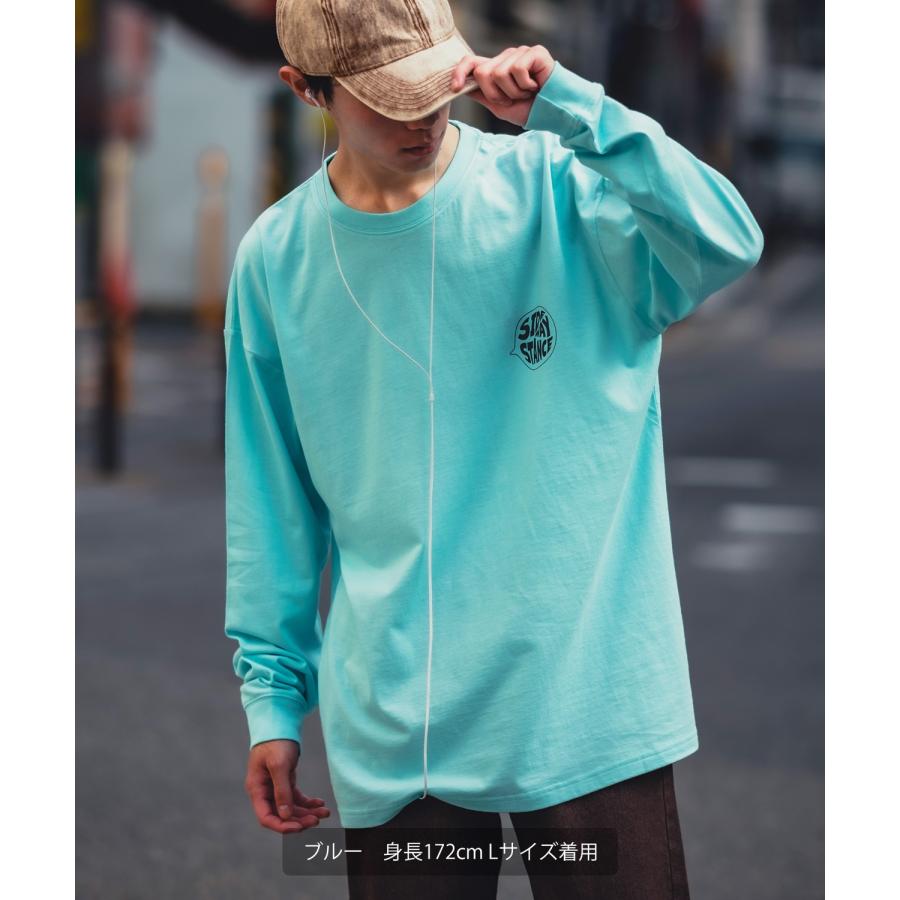 長袖Tシャツ メンズ SIDEWAY STANCE サイドウェイスタンス オリジナルプリント グラフィック ロンT シティポップ チルアウト オーバーサイズ 大きめ アメカジ | improves | 08