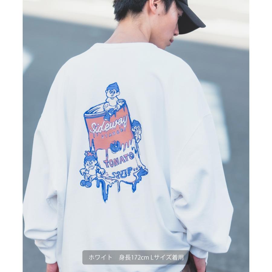 トレーナー メンズ SIDEWAY STANCE サイドウェイスタンス オリジナルプリント グラフィック スウェット スープ缶 オーバーサイズ アメカジ カジュアル | improves | 14