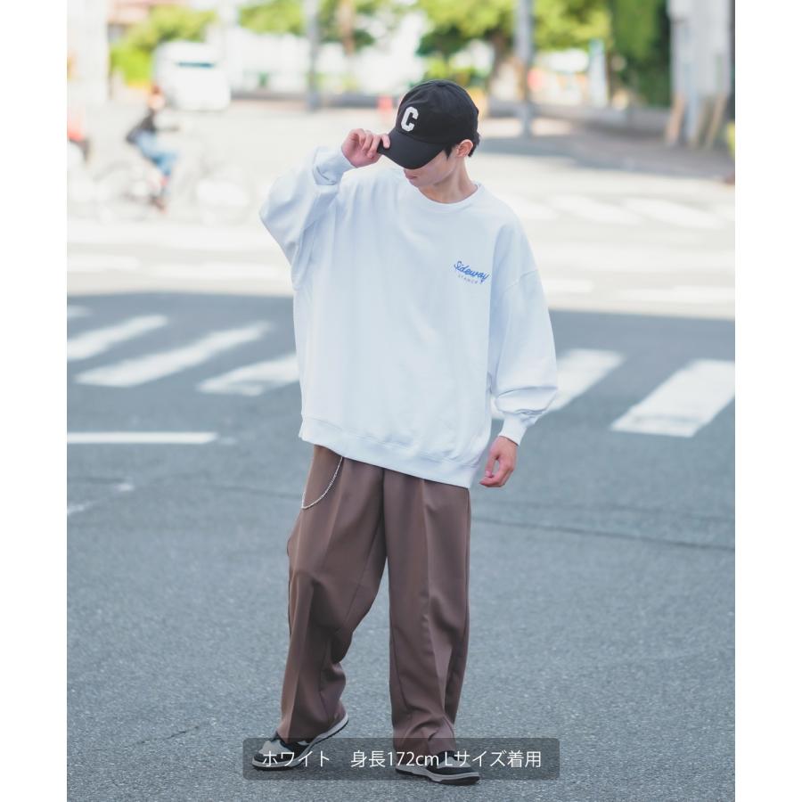 トレーナー メンズ SIDEWAY STANCE サイドウェイスタンス オリジナルプリント グラフィック スウェット スープ缶 オーバーサイズ アメカジ カジュアル | improves | 15