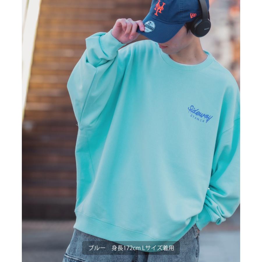 トレーナー メンズ SIDEWAY STANCE サイドウェイスタンス オリジナルプリント グラフィック スウェット スープ缶 オーバーサイズ アメカジ カジュアル | improves | 16