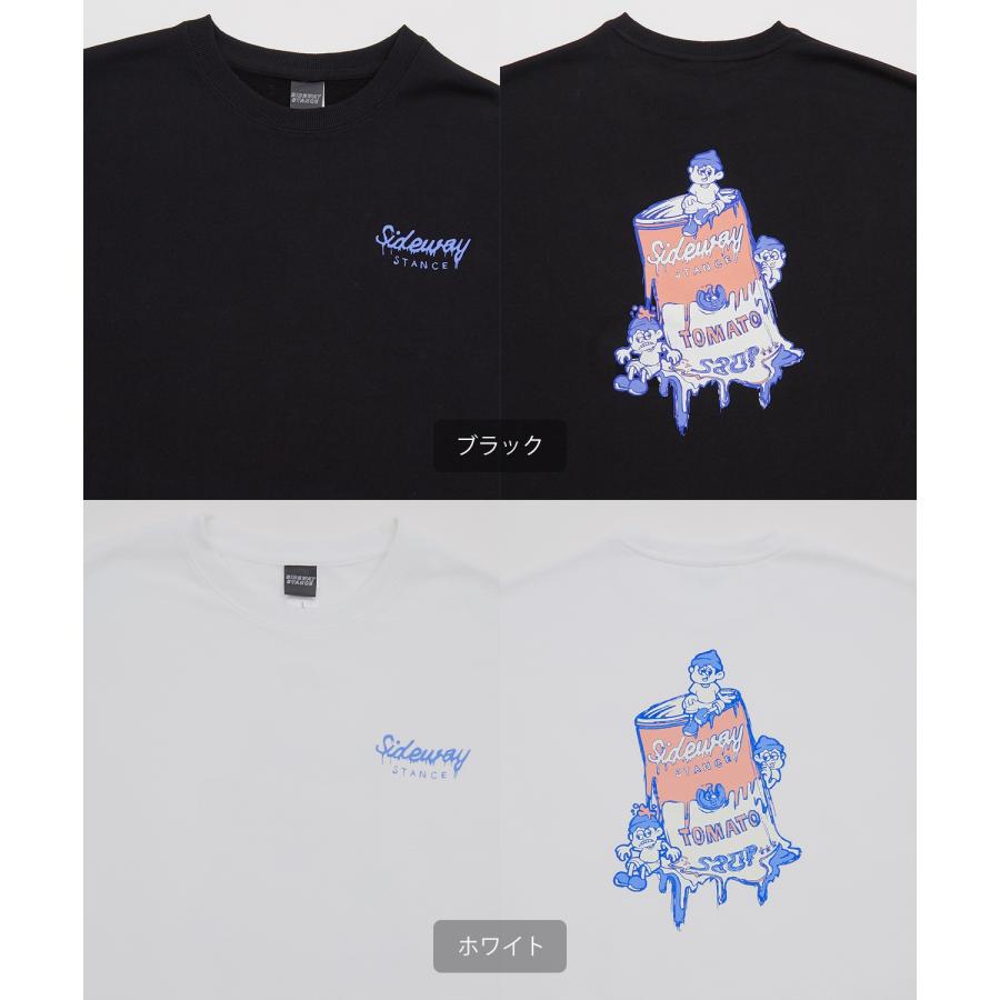 トレーナー メンズ SIDEWAY STANCE サイドウェイスタンス オリジナルプリント グラフィック スウェット スープ缶 オーバーサイズ アメカジ カジュアル | improves | 20