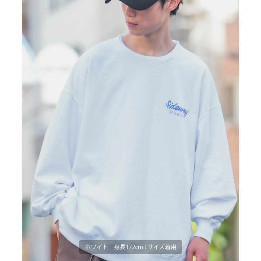 トレーナー メンズ SIDEWAY STANCE サイドウェイスタンス オリジナルプリント グラフィック スウェット スープ缶 オーバーサイズ アメカジ カジュアル | improves | 12