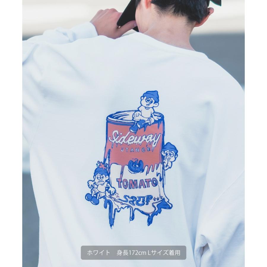 トレーナー メンズ SIDEWAY STANCE サイドウェイスタンス オリジナルプリント グラフィック スウェット スープ缶 オーバーサイズ アメカジ カジュアル | improves | 13