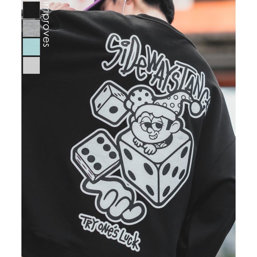 Kvi Baba お台場ライブ物販当たり　サイン入りオリジナルトレーナー improves（インプローブス） トレーナー メンズ SIDEWAY STANCE サイド