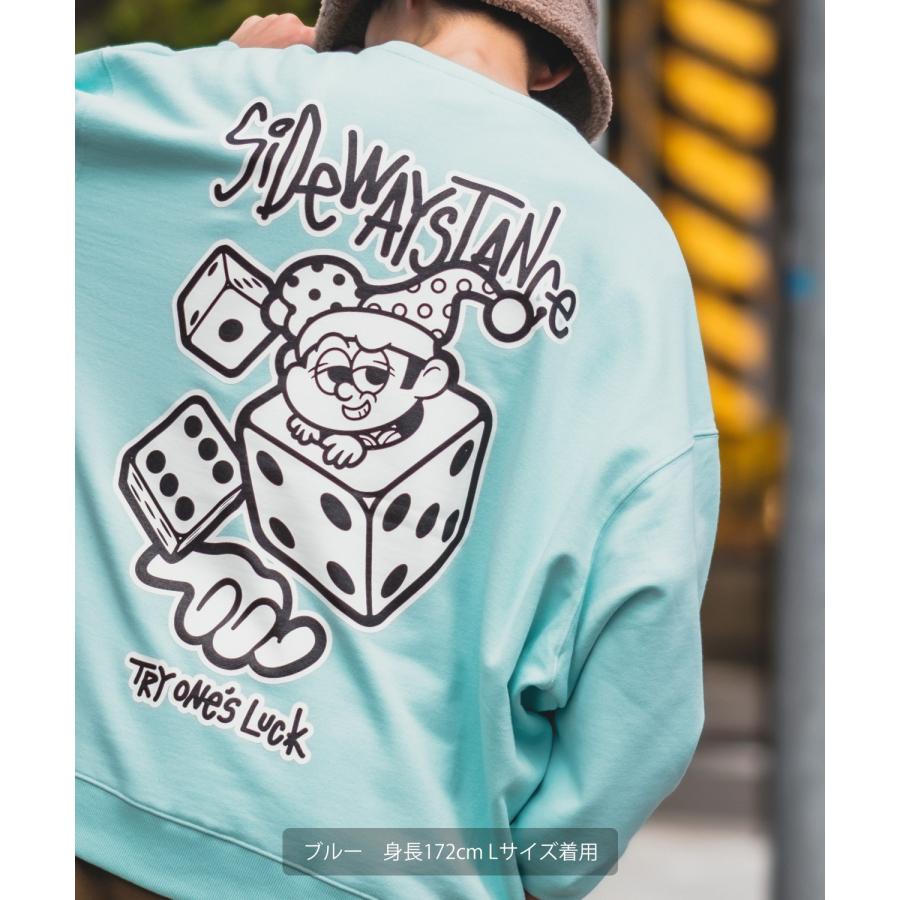 トレーナー メンズ SIDEWAY STANCE サイドウェイスタンス オリジナルプリント グラフィック スウェット ダイス サイコロ オーバーサイズ アメカジ カジュアル | improves | 14