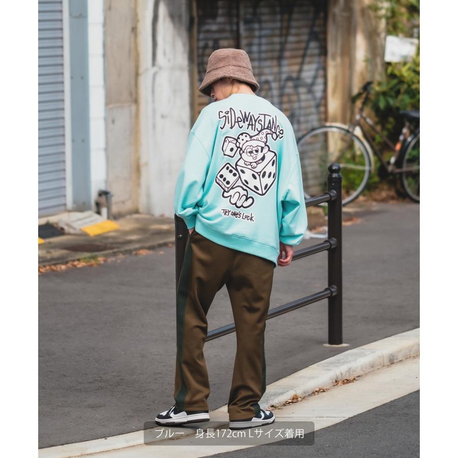 トレーナー メンズ SIDEWAY STANCE サイドウェイスタンス オリジナルプリント グラフィック スウェット ダイス サイコロ オーバーサイズ アメカジ カジュアル | improves | 16