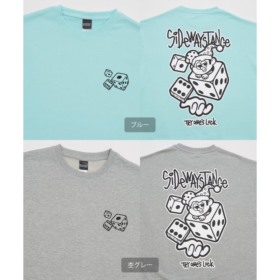 トレーナー メンズ SIDEWAY STANCE サイドウェイスタンス オリジナルプリント グラフィック スウェット ダイス サイコロ オーバーサイズ アメカジ カジュアル | improves | 21