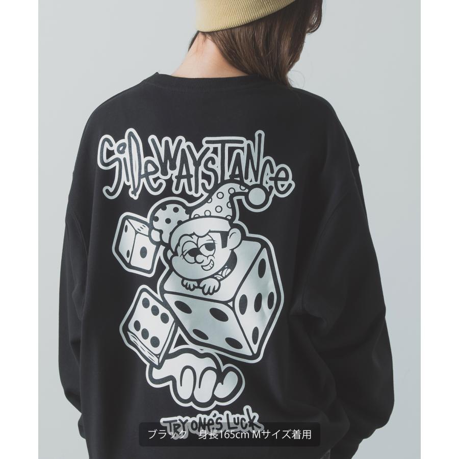 トレーナー メンズ SIDEWAY STANCE サイドウェイスタンス オリジナルプリント グラフィック スウェット ダイス サイコロ オーバーサイズ アメカジ カジュアル | improves | 06