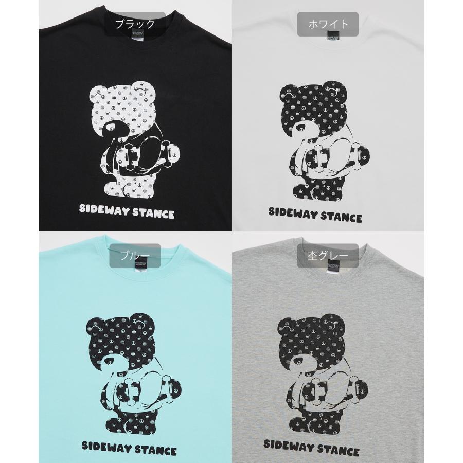 トレーナー メンズ SIDEWAY STANCE サイドウェイスタンス オリジナルプリント グラフィック スウェット モノグラムベア オーバーサイズ アメカジ カジュアル | improves | 20