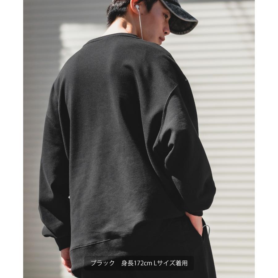 トレーナー メンズ SIDEWAY STANCE サイドウェイスタンス オリジナルプリント グラフィック スウェット モノグラムベア オーバーサイズ アメカジ カジュアル | improves | 10