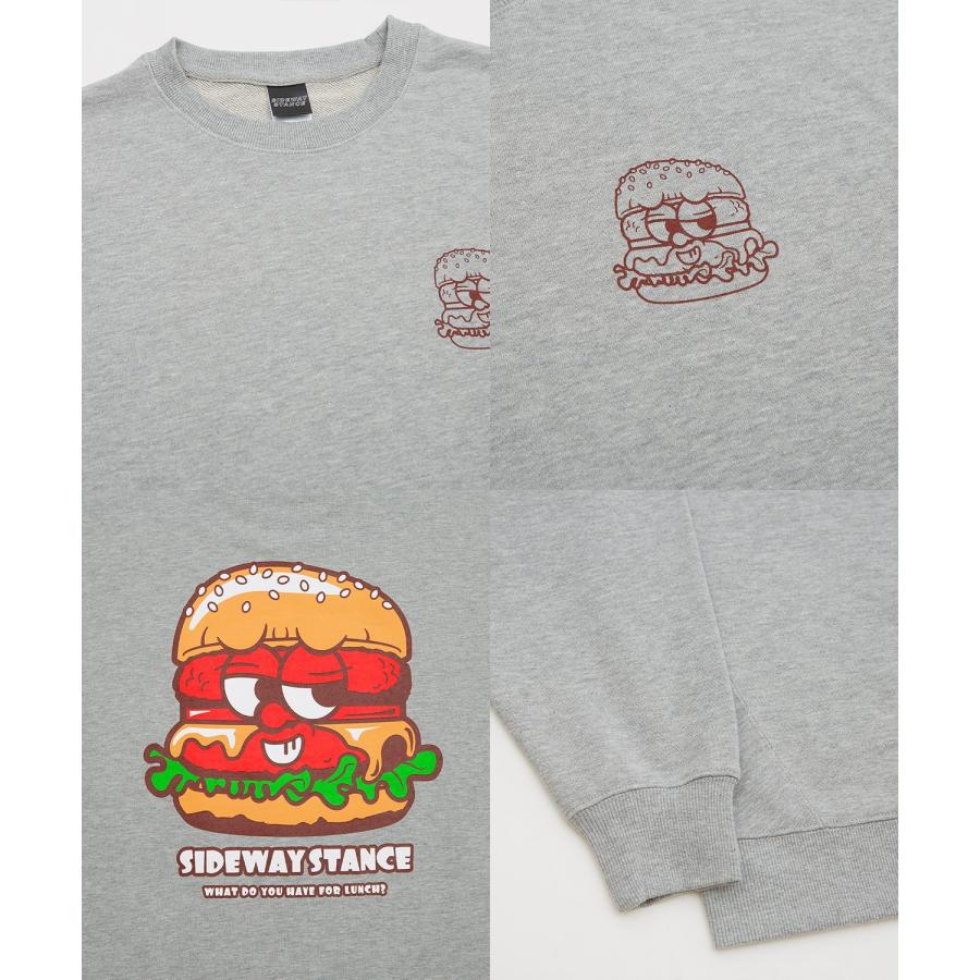 トレーナー メンズ SIDEWAY STANCE サイドウェイスタンス オリジナルプリント グラフィック スウェット バーガーボーイ オーバーサイズ アメカジ カジュアル | improves | 22