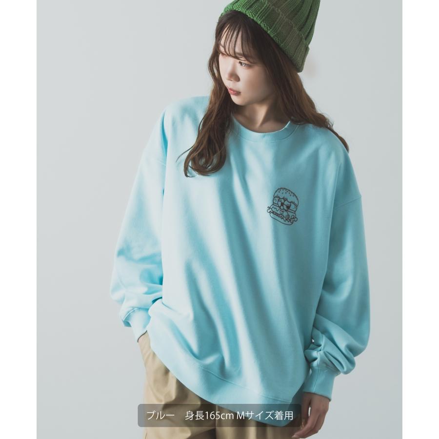 トレーナー メンズ SIDEWAY STANCE サイドウェイスタンス オリジナルプリント グラフィック スウェット バーガーボーイ オーバーサイズ アメカジ カジュアル | improves | 05