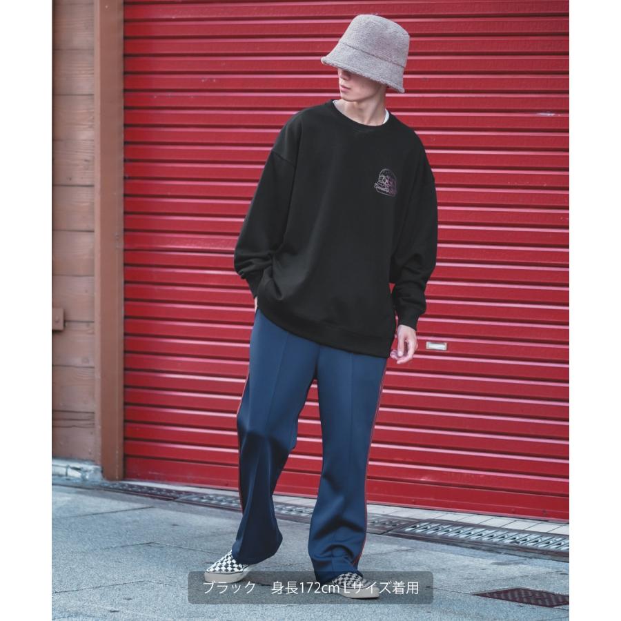 トレーナー メンズ SIDEWAY STANCE サイドウェイスタンス オリジナルプリント グラフィック スウェット バーガーボーイ オーバーサイズ アメカジ カジュアル | improves | 11