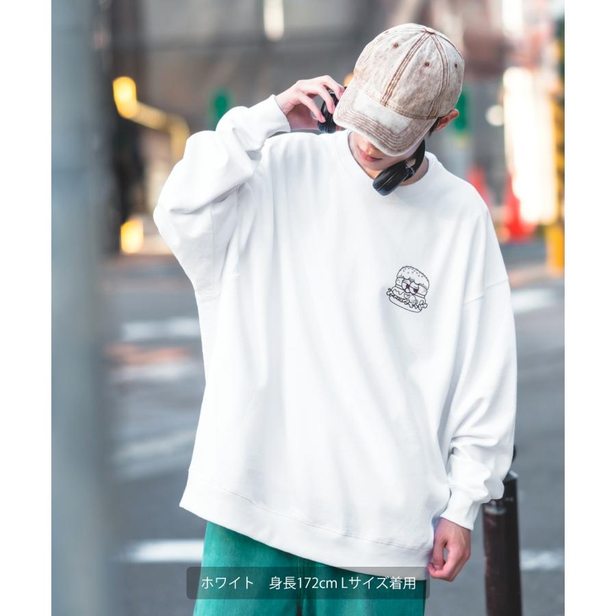 トレーナー メンズ SIDEWAY STANCE サイドウェイスタンス オリジナルプリント グラフィック スウェット バーガーボーイ オーバーサイズ アメカジ カジュアル | improves | 12
