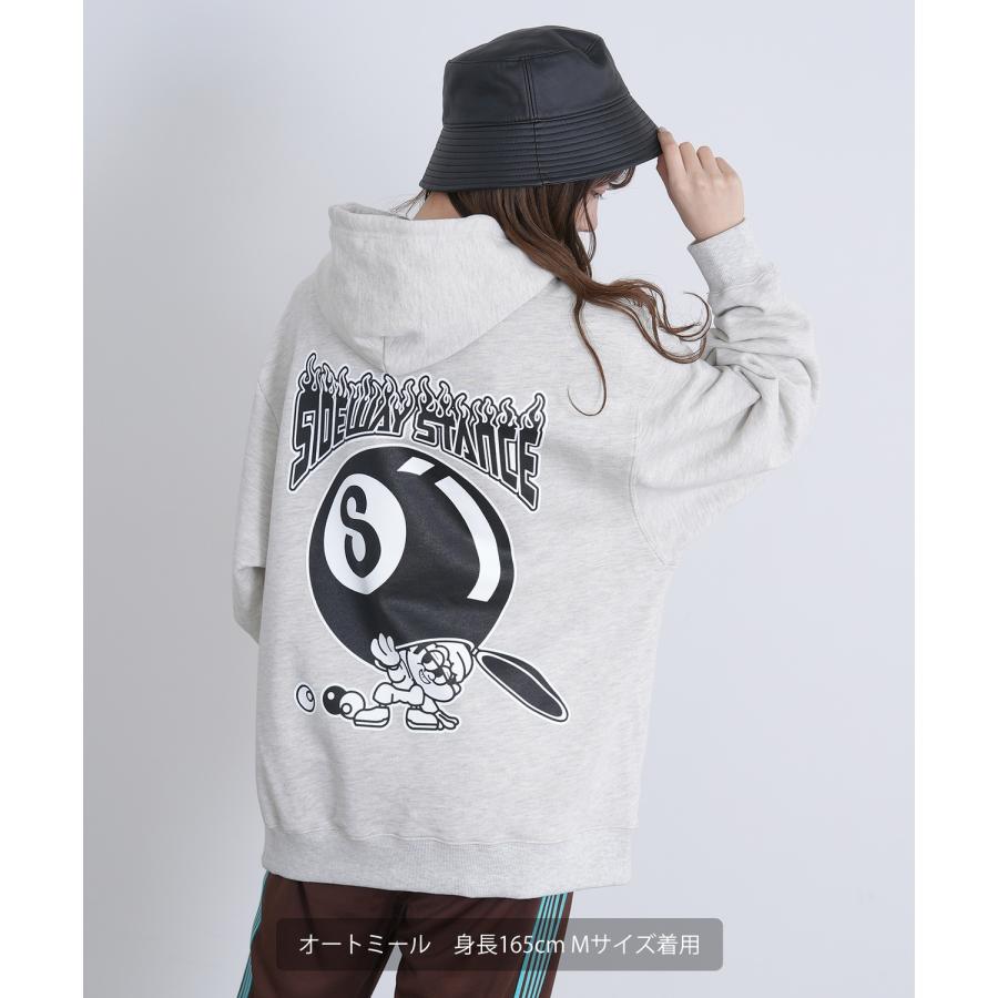 パーカー メンズ SIDEWAY STANCE サイドウェイスタンス オリジナルプリント グラフィック スウェット Sボール オーバーサイズ アメカジ カジュアル | improves | 16