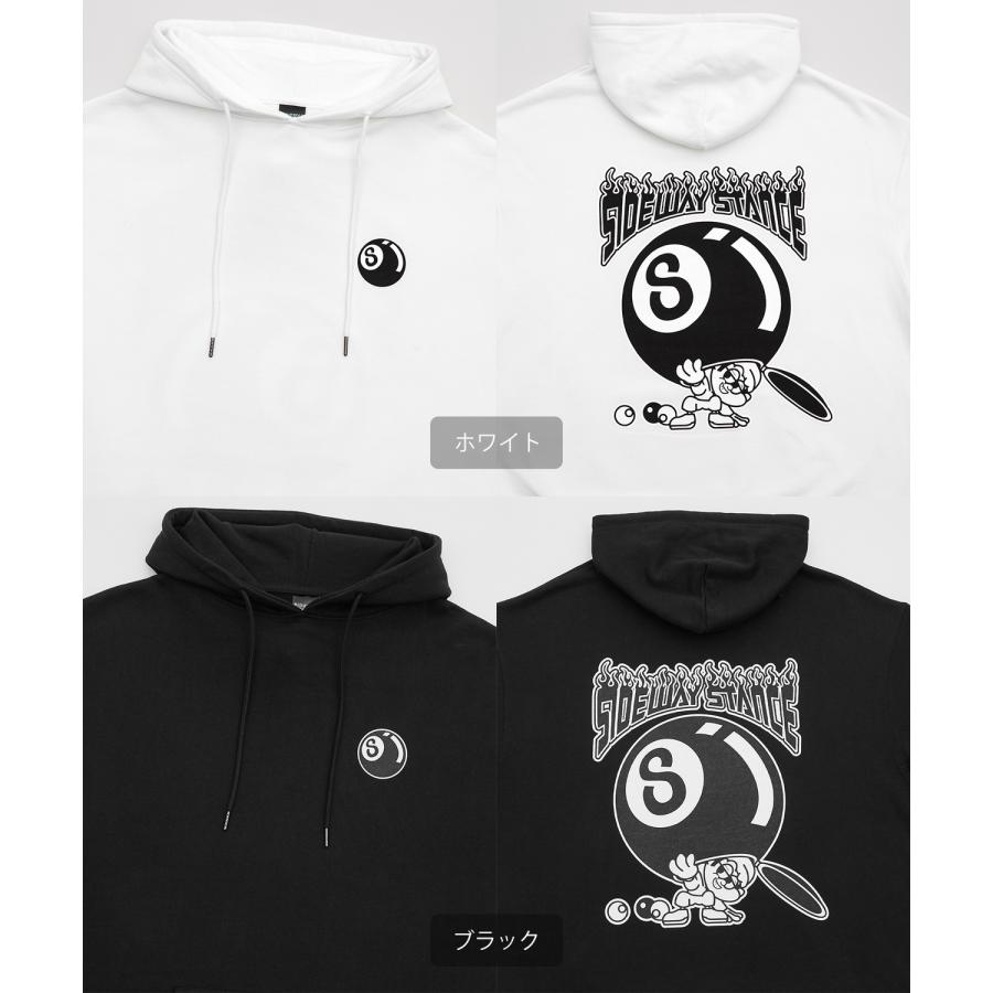 パーカー メンズ SIDEWAY STANCE サイドウェイスタンス オリジナルプリント グラフィック スウェット Sボール オーバーサイズ アメカジ カジュアル | improves | 22