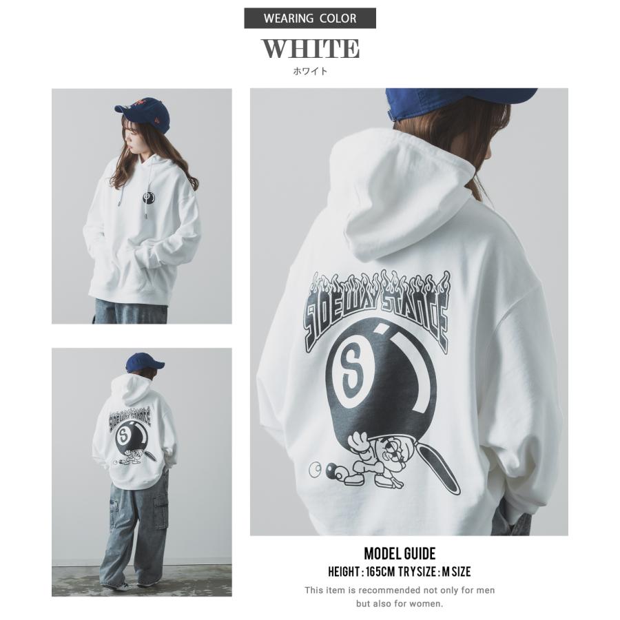 パーカー メンズ SIDEWAY STANCE サイドウェイスタンス オリジナルプリント グラフィック スウェット Sボール オーバーサイズ アメカジ カジュアル | improves | 07