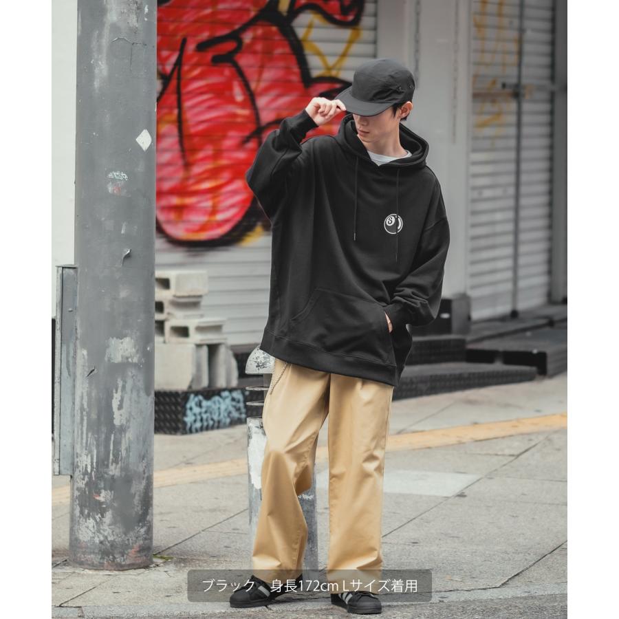 パーカー メンズ SIDEWAY STANCE サイドウェイスタンス オリジナルプリント グラフィック スウェット Sボール オーバーサイズ アメカジ カジュアル | improves | 12