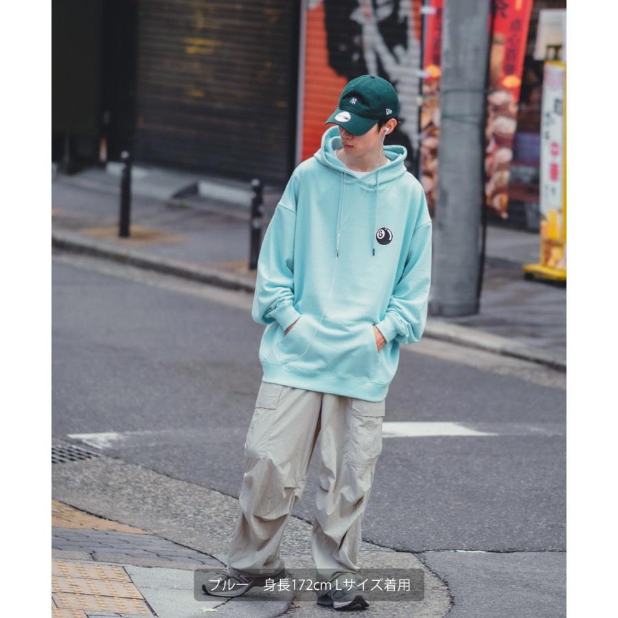 パーカー メンズ SIDEWAY STANCE サイドウェイスタンス オリジナルプリント グラフィック スウェット Sボール オーバーサイズ アメカジ カジュアル | improves | 14