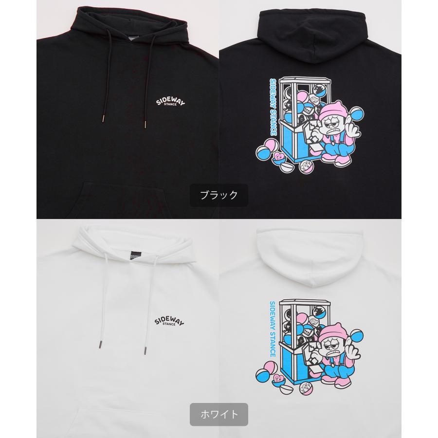 パーカー メンズ SIDEWAY STANCE サイドウェイスタンス オリジナルプリント グラフィック スウェット ガチャ オーバーサイズ アメカジ カジュアル | improves | 20