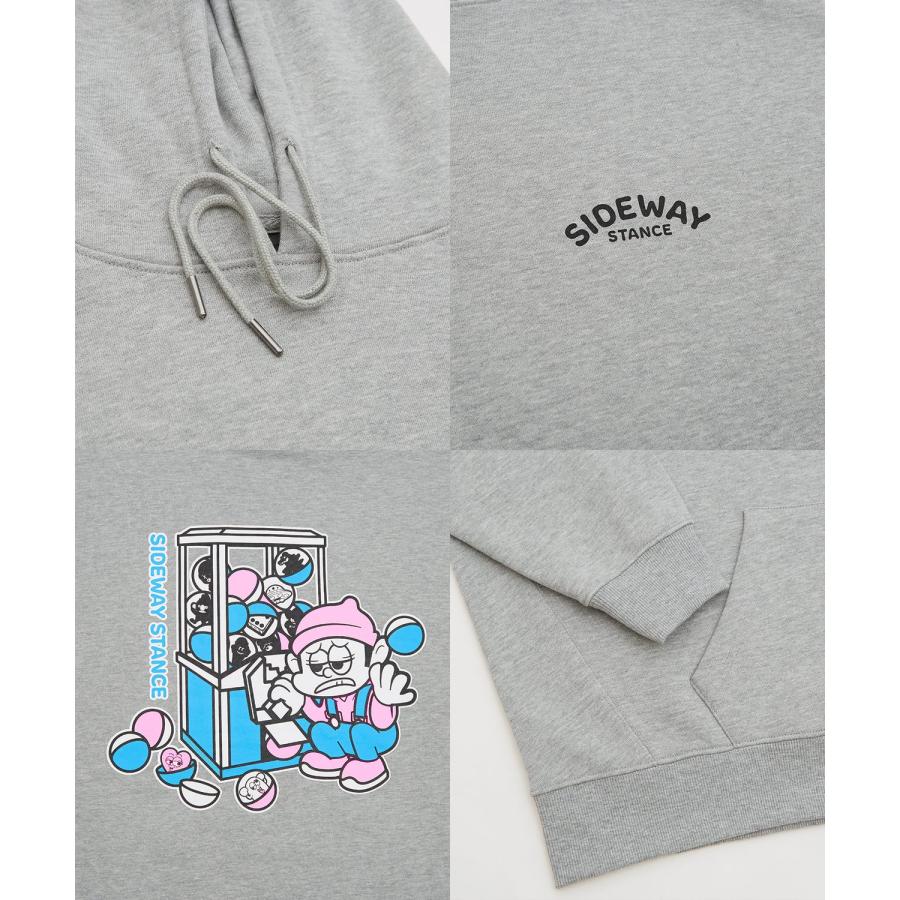 パーカー メンズ SIDEWAY STANCE サイドウェイスタンス オリジナルプリント グラフィック スウェット ガチャ オーバーサイズ アメカジ カジュアル | improves | 22