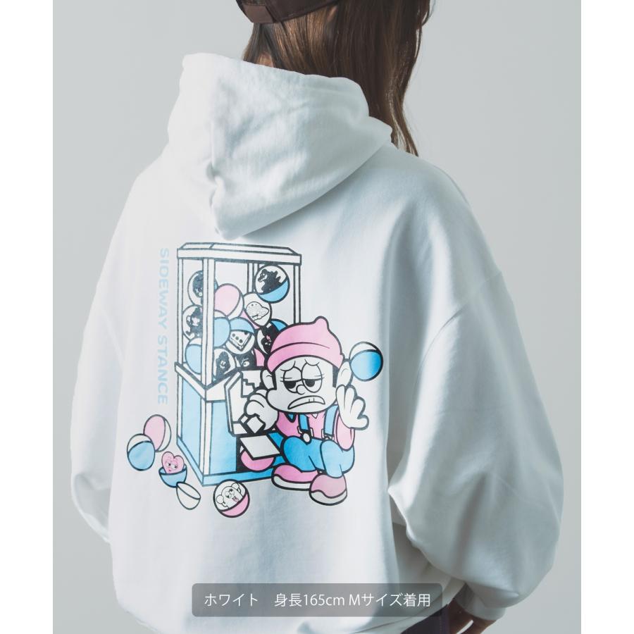 パーカー メンズ SIDEWAY STANCE サイドウェイスタンス オリジナルプリント グラフィック スウェット ガチャ オーバーサイズ アメカジ カジュアル | improves | 06