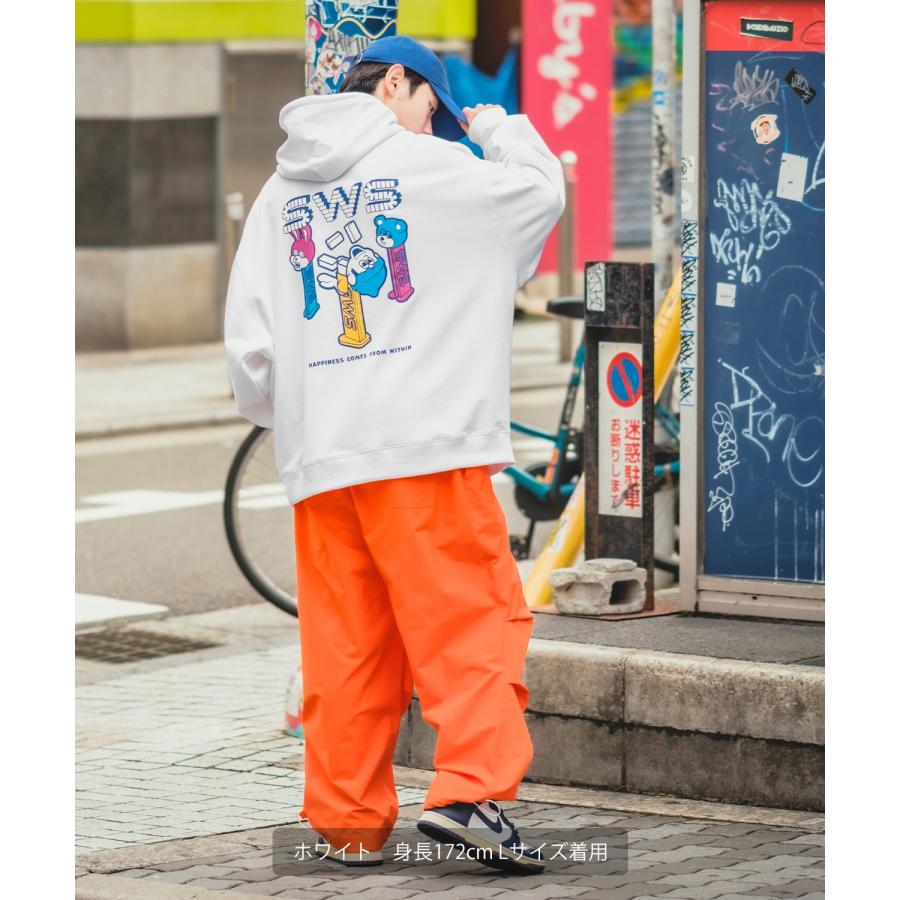 パーカー メンズ SIDEWAY STANCE サイドウェイスタンス オリジナルプリント グラフィック スウェット キャンディトイ オーバーサイズ アメカジ カジュアル | improves | 19