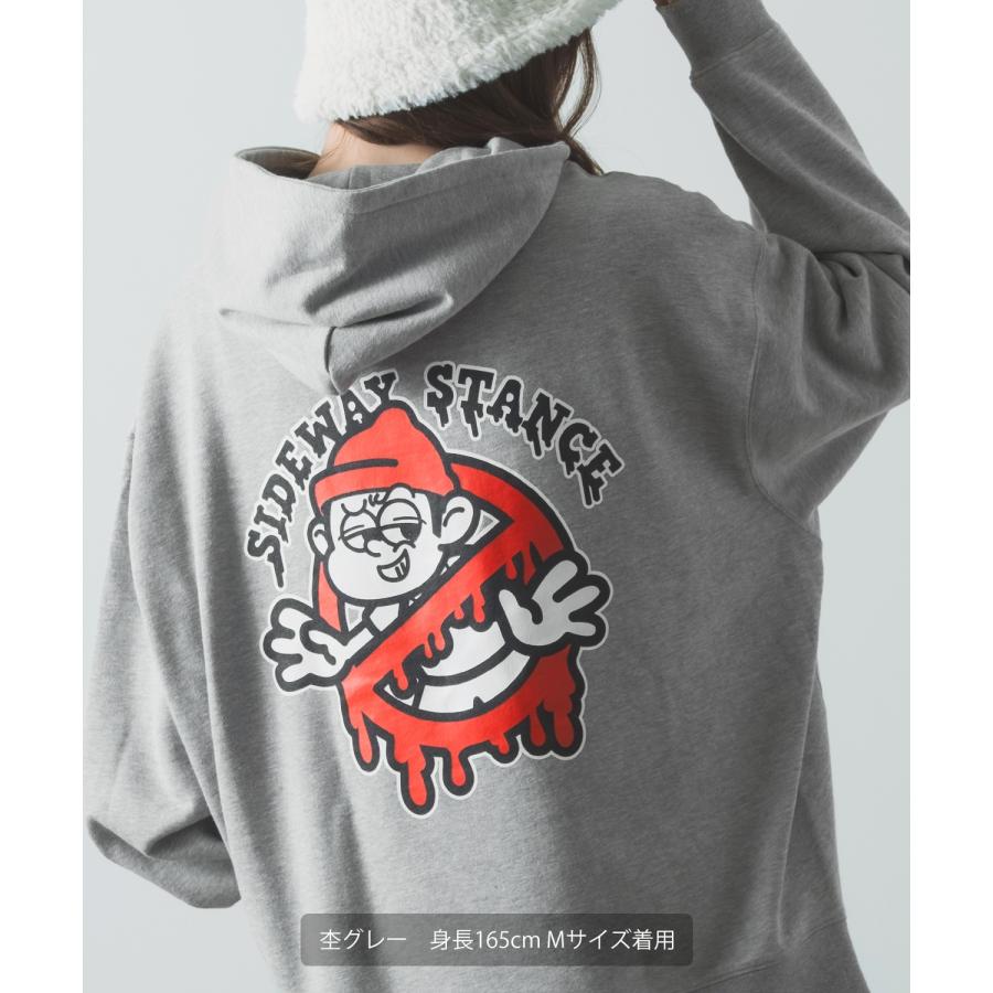 パーカー メンズ SIDEWAY STANCE サイドウェイスタンス オリジナルプリント グラフィック スウェット バスターズ オーバーサイズ アメカジ カジュアル | improves | 17