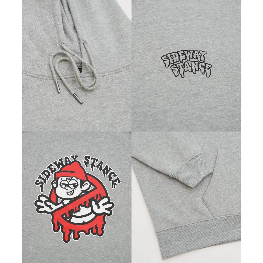 パーカー メンズ SIDEWAY STANCE サイドウェイスタンス オリジナルプリント グラフィック スウェット バスターズ オーバーサイズ アメカジ カジュアル | improves | 22