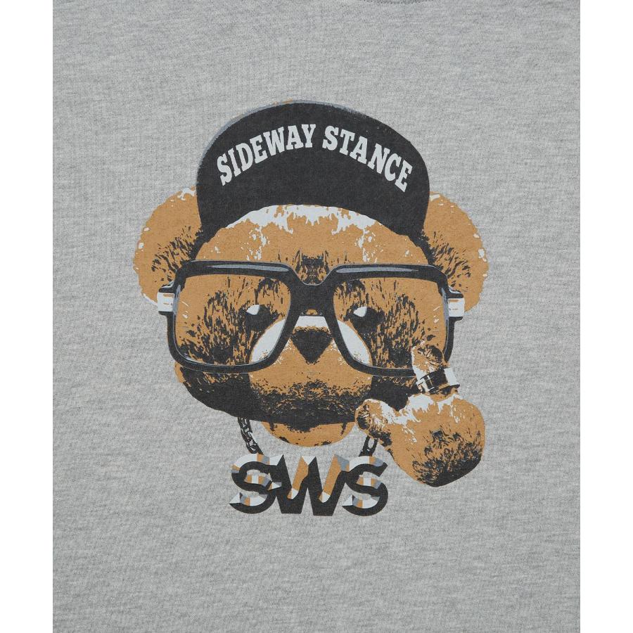 パーカー メンズ SIDEWAY STANCE サイドウェイスタンス オリジナルプリント グラフィック スウェット チーズベア オーバーサイズ アメカジ カジュアル | improves | 22