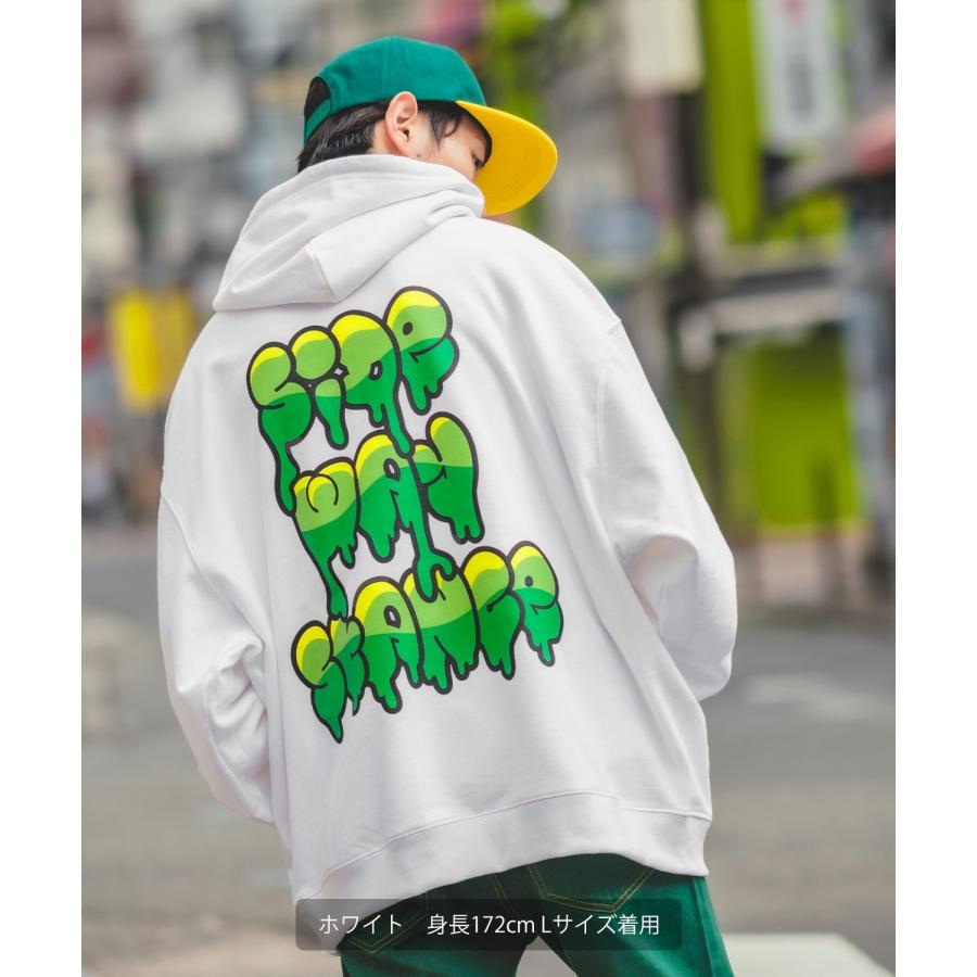 パーカー メンズ SIDEWAY STANCE サイドウェイスタンス オリジナルプリント グラフィック スウェット ドリップロゴ オーバーサイズ アメカジ カジュアル | improves | 14