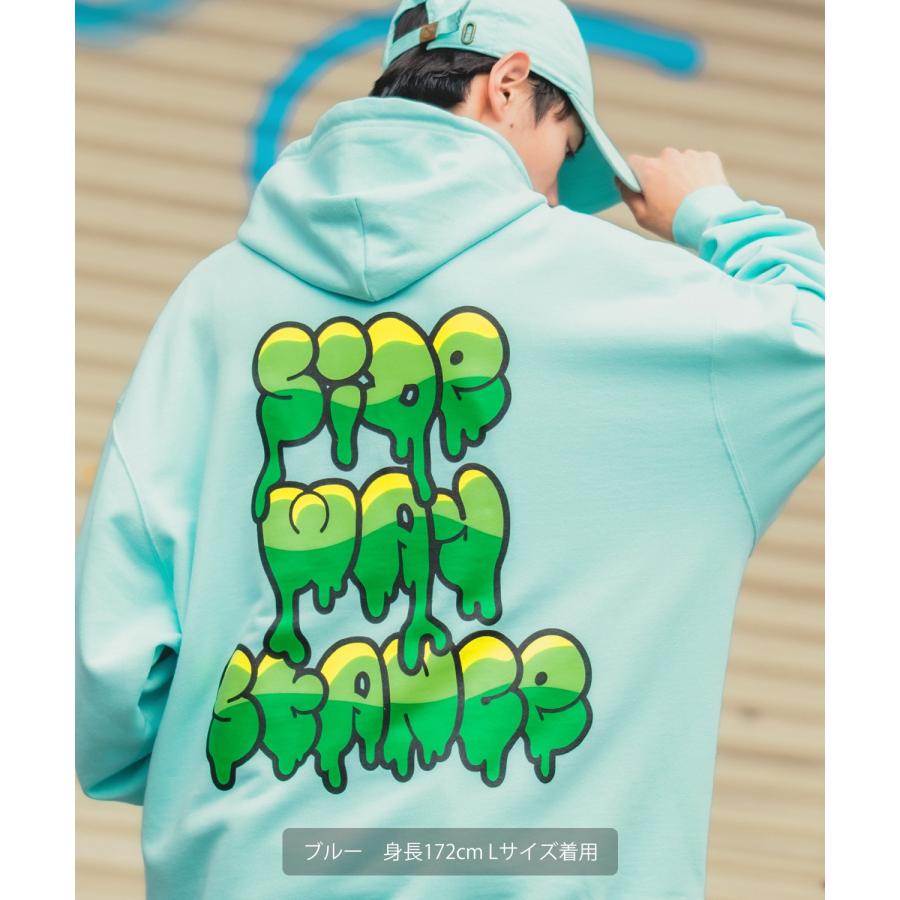 パーカー メンズ SIDEWAY STANCE サイドウェイスタンス オリジナルプリント グラフィック スウェット ドリップロゴ オーバーサイズ アメカジ カジュアル | improves | 17