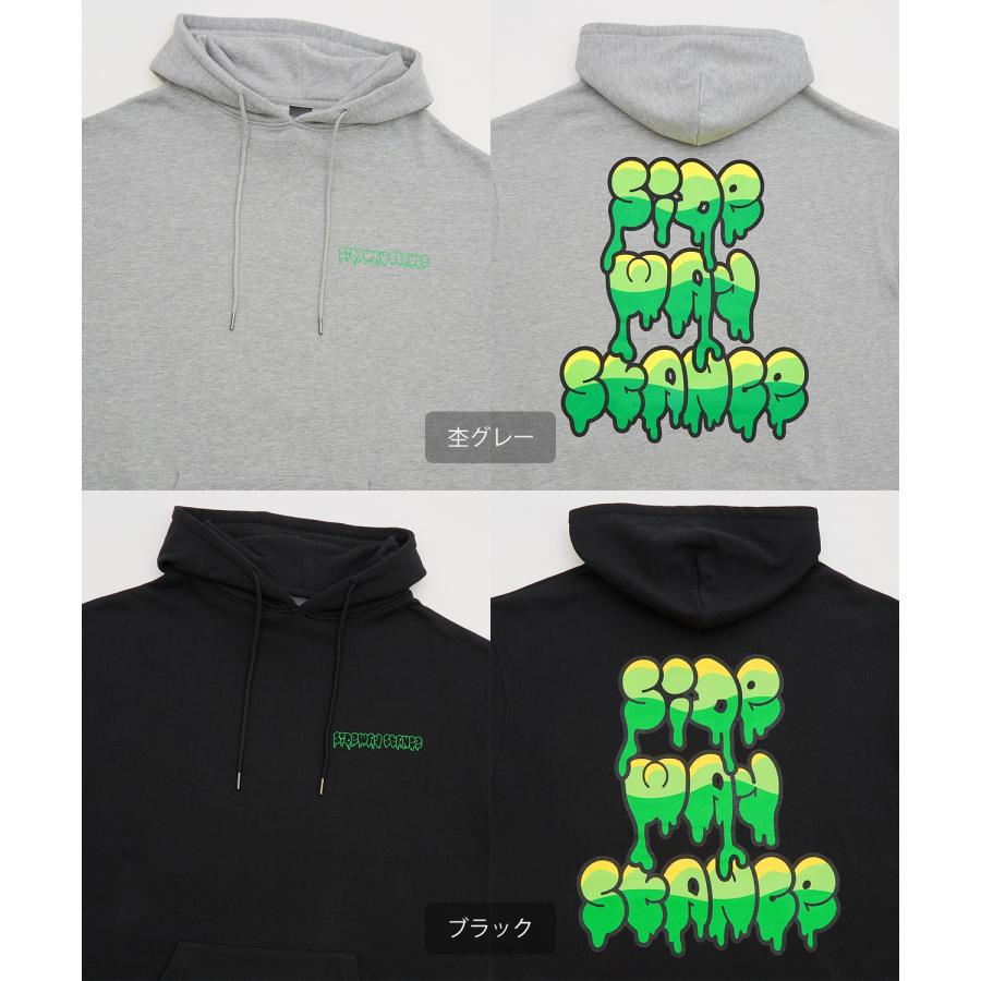 パーカー メンズ SIDEWAY STANCE サイドウェイスタンス オリジナルプリント グラフィック スウェット ドリップロゴ オーバーサイズ アメカジ カジュアル | improves | 19