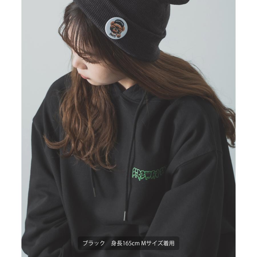 パーカー メンズ SIDEWAY STANCE サイドウェイスタンス オリジナルプリント グラフィック スウェット ドリップロゴ オーバーサイズ アメカジ カジュアル | improves | 08