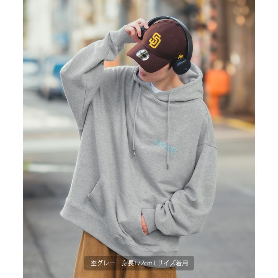 パーカー メンズ SIDEWAY STANCE サイドウェイスタンス オリジナルプリント グラフィック スウェット 陰陽アイスクリーム オーバーサイズ アメカジ カジュアル | improves | 16