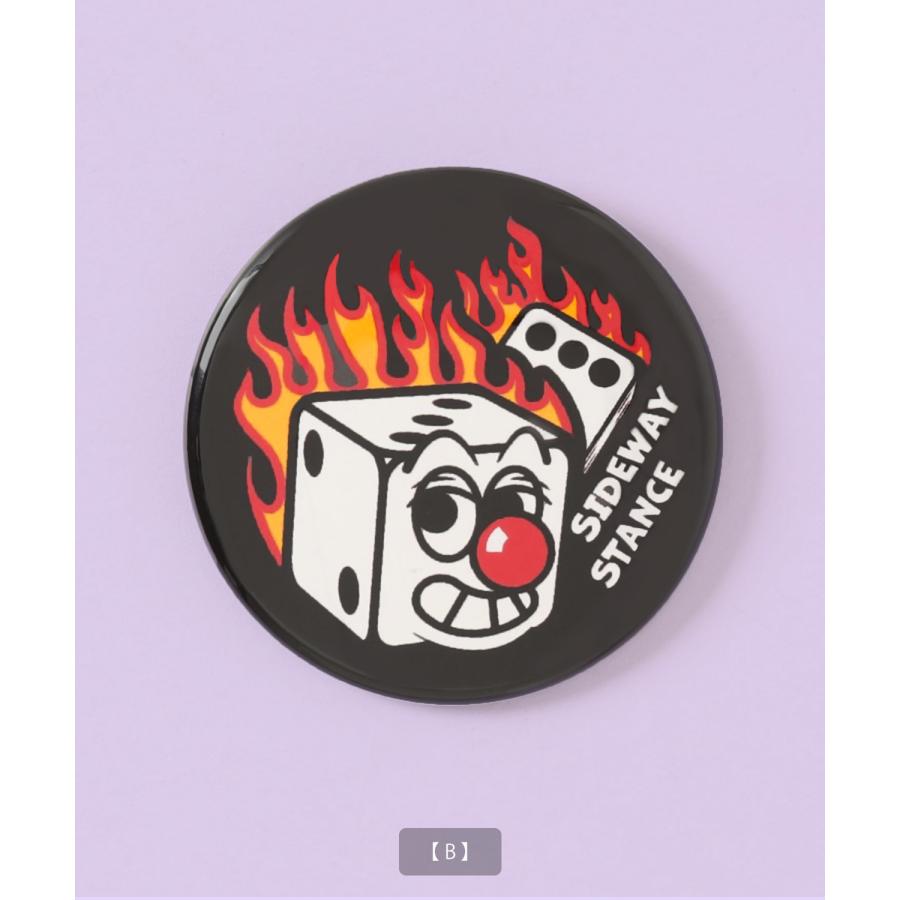 缶バッジ メンズ SIDEWAY STANCE サイドウェイスタンス オリジナルプリント グラフィック アメカジ カジュアル スケーター ストリート 韓国ファッション | improves | 10