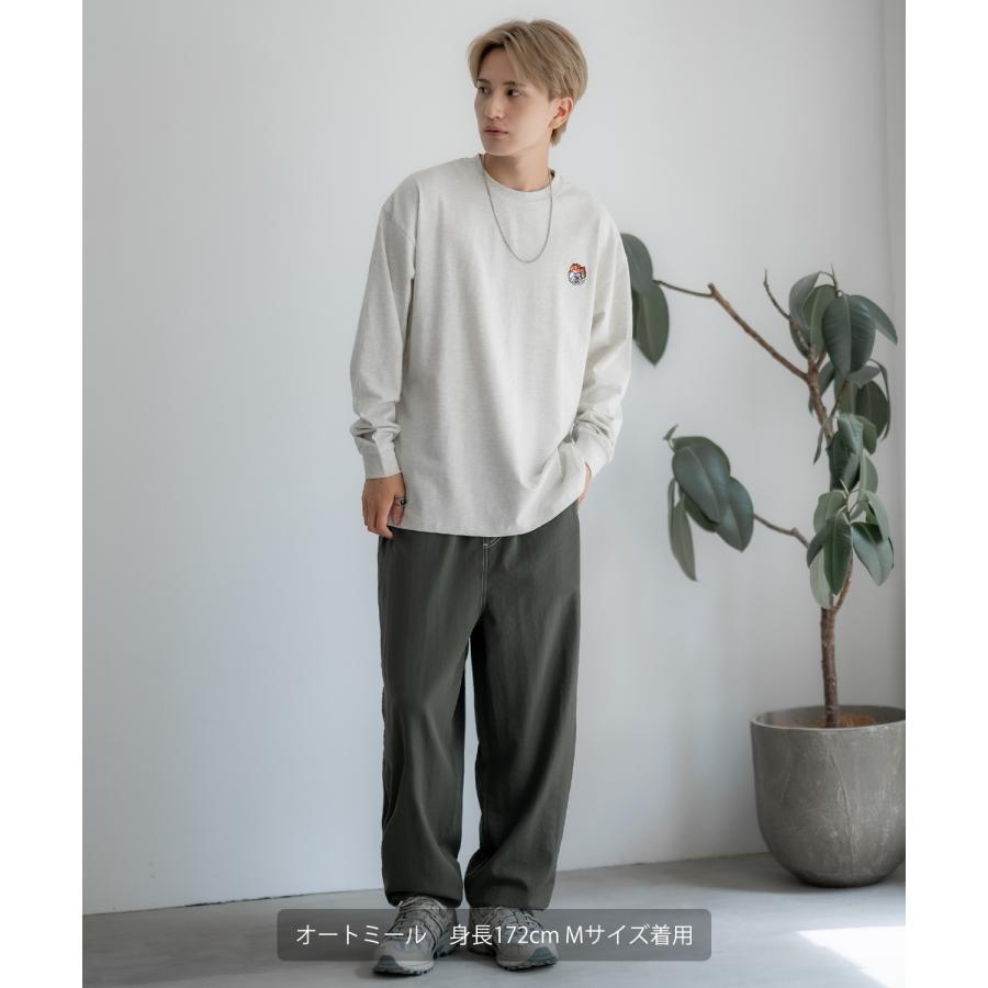 長袖Tシャツ メンズ SIDEWAY STANCE サイドウェイスタンス オリジナル ワンポイント 刺しゅう ロンT カットソー ファイヤー ダイス スケーター | improves | 17