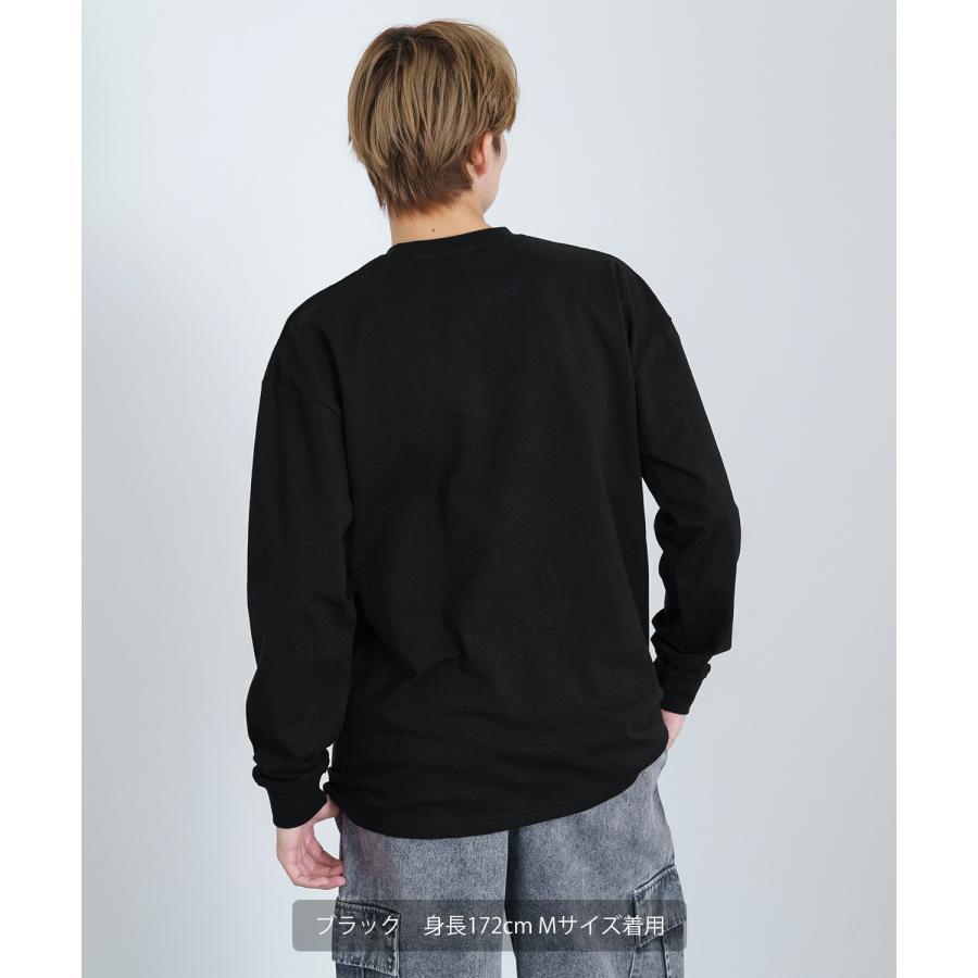 長袖Tシャツ メンズ SIDEWAY STANCE サイドウェイスタンス オリジナル ワンポイント 刺しゅう ロンT カットソー ファイヤー ダイス スケーター | improves | 06